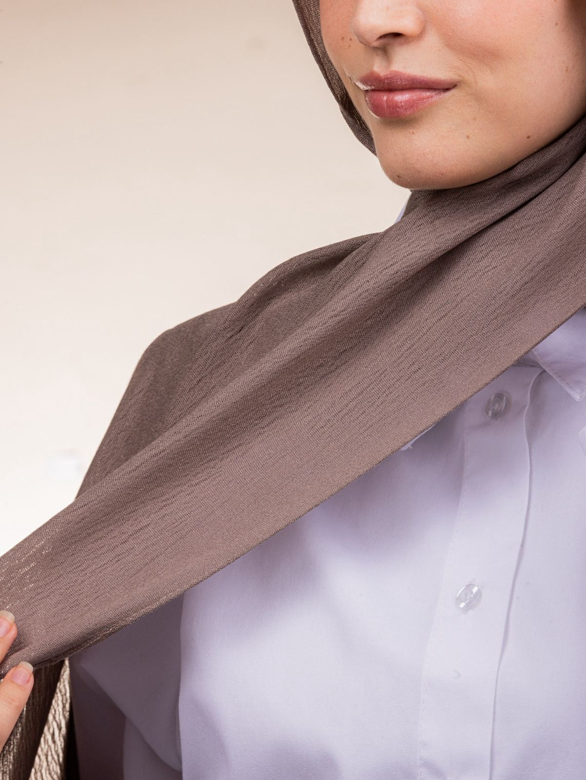 Modal Sponge Hijab – Beige