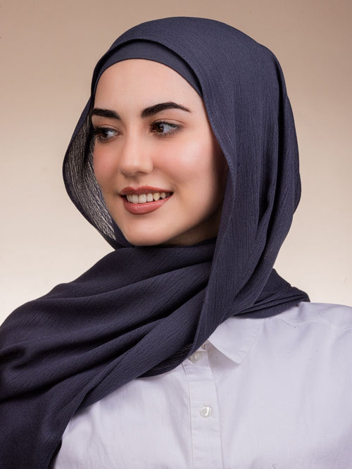 Modal Sponge Hijab – Charcoal