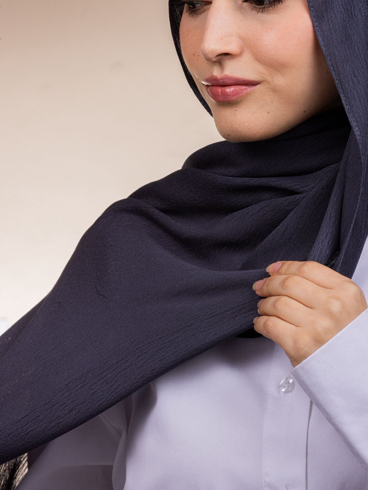 Modal Sponge Hijab – Charcoal