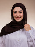 Modal Sponge Hijab – Chocolate Brown