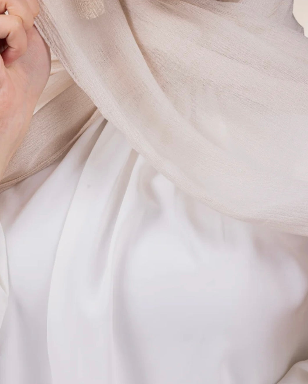 Modal Sponge Hijab – cream