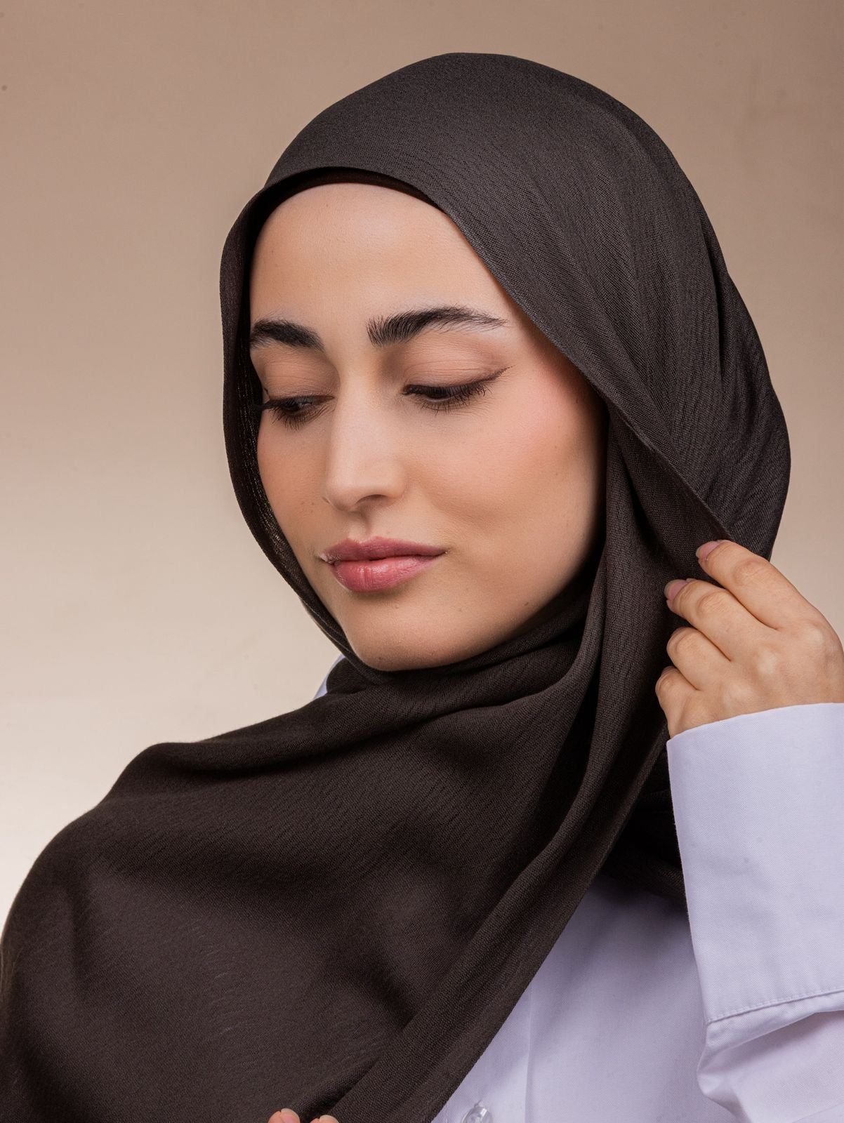 Modal Sponge Hijab – Dark Olive