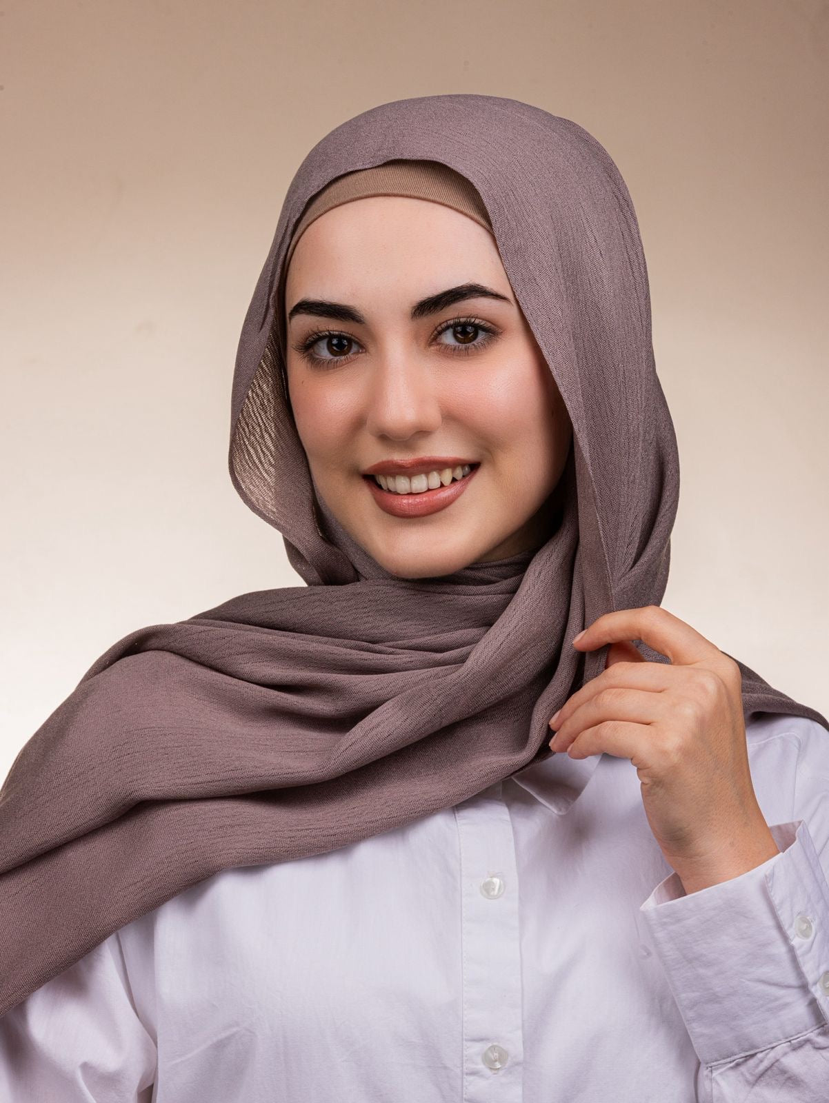 Modal Sponge Hijab – Dusty Mauve