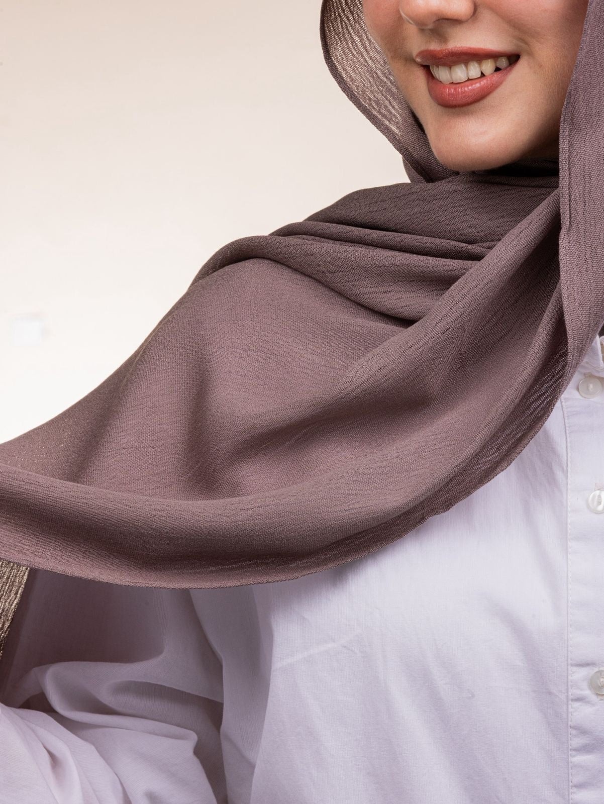 Modal Sponge Hijab – Dusty Mauve