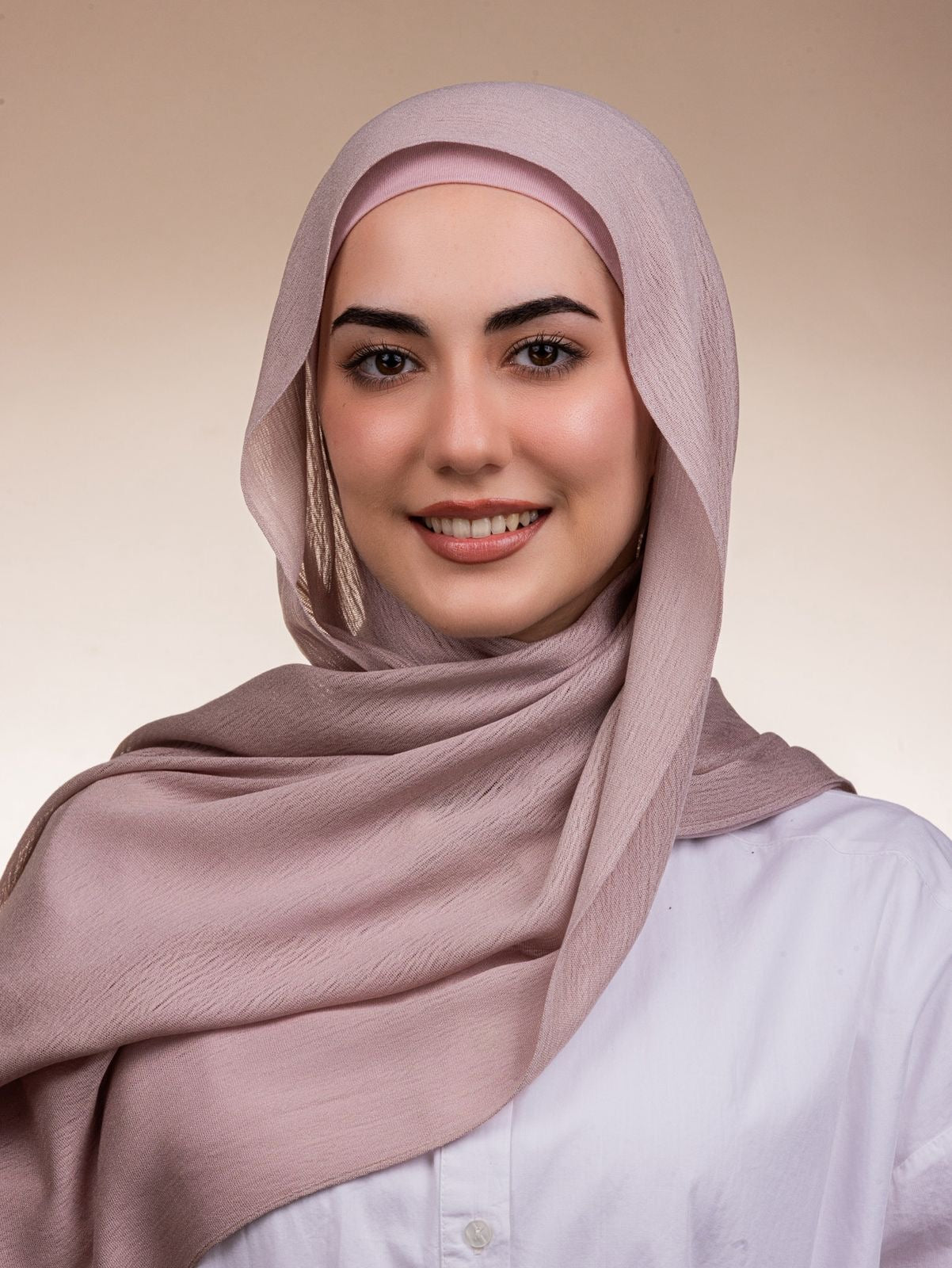 Modal Sponge Hijab – Dusty Rose