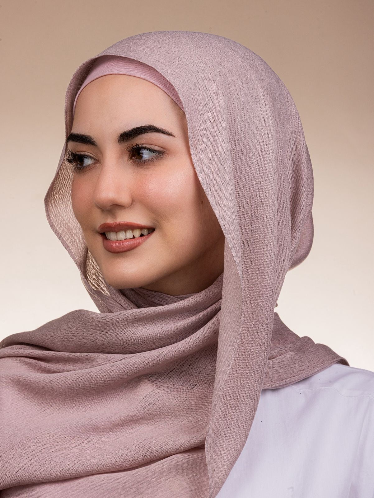 Modal Sponge Hijab – Dusty Rose