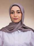 Modal Sponge Hijab – Gray Mauve