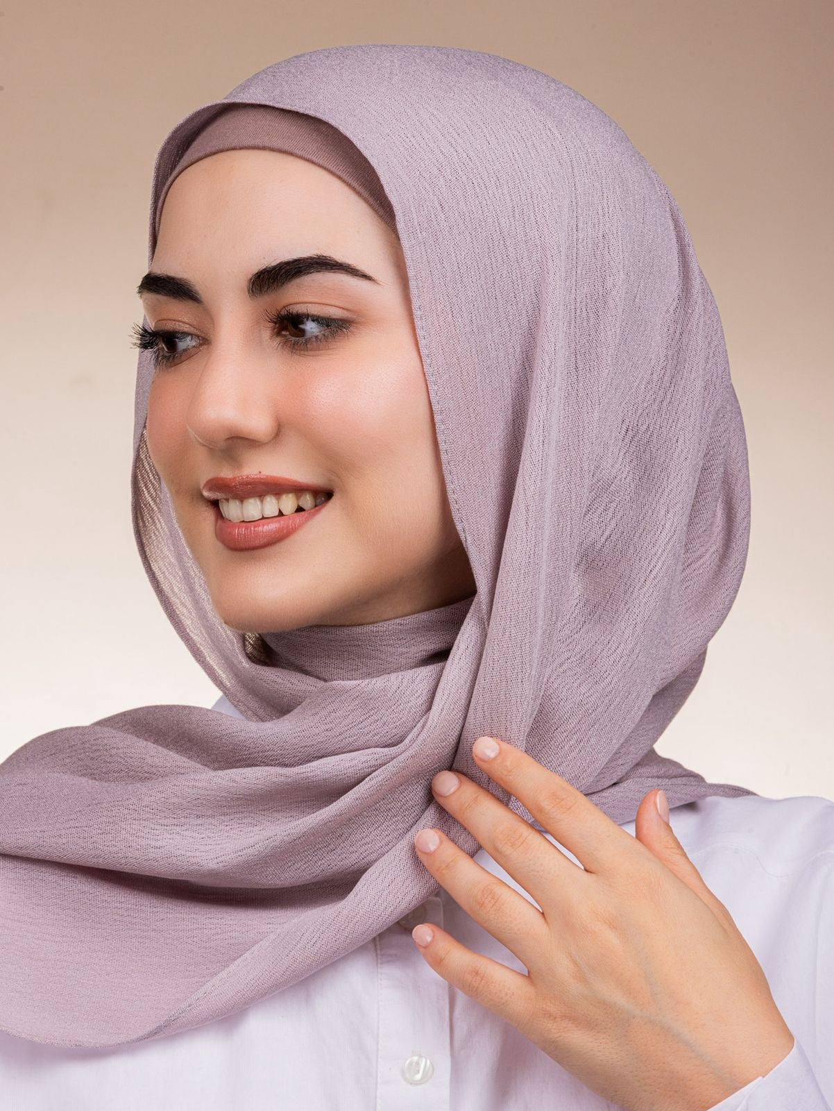 Modal Sponge Hijab – Mauve
